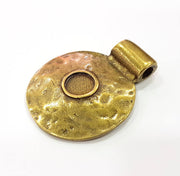 Antique Bronze Pendant Antique Bronze Plated Pendant ( 55x43mm) G9657