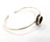 Silver Bracelet Blanks Bangle Blanks Cuff Blanks Adjustable Bracelet Blank Antique Silver Plated Brass ( 10mm Blanks ) G9662