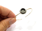 Silver Bracelet Blanks Bangle Blanks Cuff Blanks Adjustable Bracelet Blank Antique Silver Plated Brass ( 10mm Blanks ) G9662