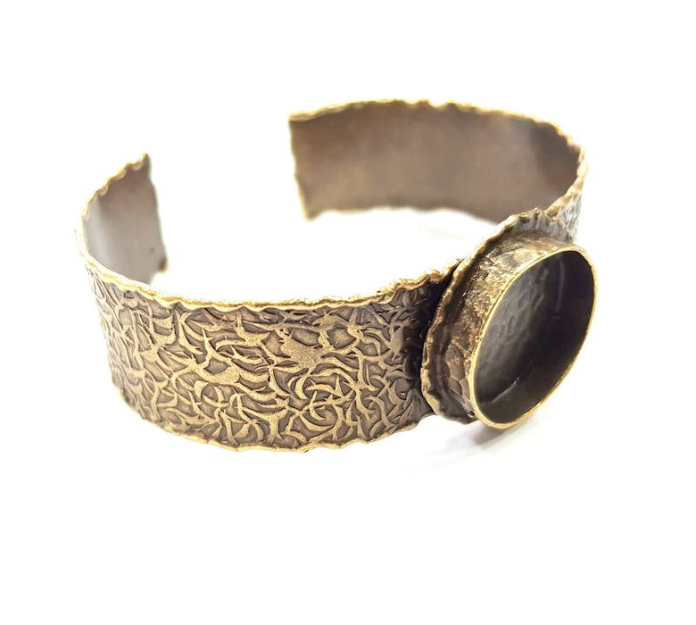 Bangle Blanks Antique Bronze Bracelet Blanks Cuff Blanks Adjustable Bracelet Blank Antique Bronze Plated Brass (20mm Blanks) G9690