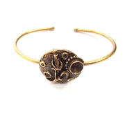 Bangle Blanks Antique Bronze Bracelet Blanks Cuff Blanks Adjustable Bracelet Blank Antique Bronze Plated Brass (6mm Blanks) G9693