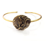 Bangle Blanks Antique Bronze Bracelet Blanks Cuff Blanks Adjustable Bracelet Blank Antique Bronze Plated Brass (6mm Blanks) G9693
