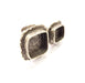 Silver Ring Setting Resin Ring Bezel Blank Cabochon Base Adjustable inlay Ring Mounting (15mm and 10mm) Antique Silver Plated Brass G9727