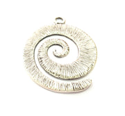 Silver Pendant Antique Silver Plated Pendants (60x59mm)  G9122