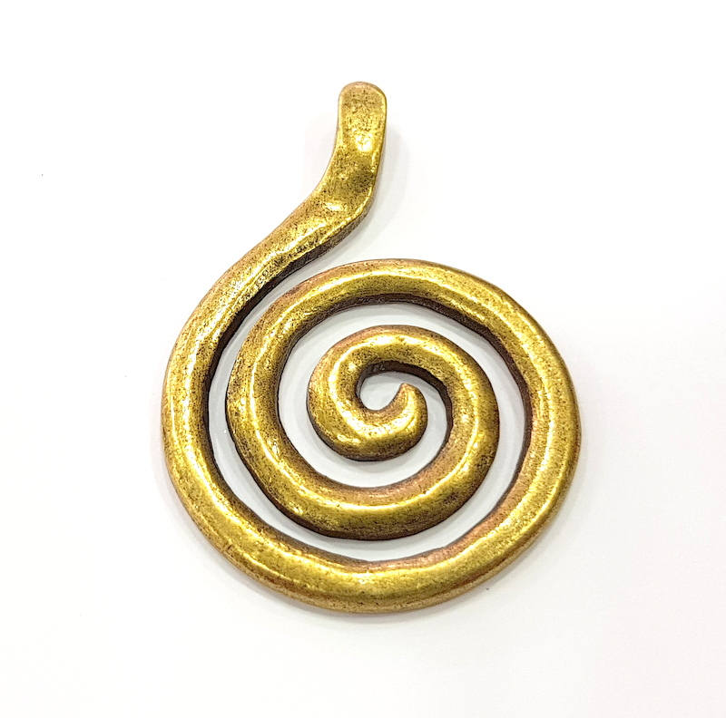 Antique Bronze Pendant Antique Bronze Plated Pendant ( 53x37mm) G9146