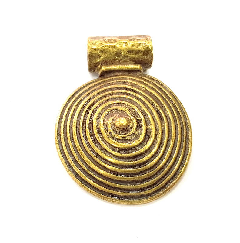 Antique Bronze Pendant Antique Bronze Plated Pendant ( 57x41mm) G17439