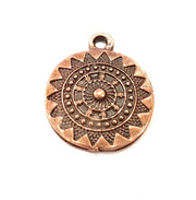 80 Copper Charm Antique Copper Charm Antique Copper Plated Charm (20mm) G9792