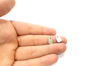 20 Silver Charms Antique Silver Plated Charms (10x7mm) G11592