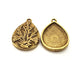 2 Antique Bronze Pendant Blank inlay Blank Mosaic Blank Resin Blank Bezel Base Setting Mountings Antique Bronze Plated (25x18mm) G9831