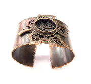 Copper Bracelet Blanks Bangle Blanks Cuff Blanks Adjustable Bracelet Blank Antique Copper Plated Brass (20mm Blanks ) G9178