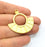 Gold Charm Gold Plated Charms  (42x41mm)  G9993