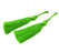 2 Shamrock Green Tassel Thread Tassels (78 mm - 3 inches) G9996
