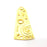 Gold Charm Gold Plated Charms  (54x23mm)  G10014