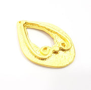 Gold Charm Gold Plated Charms  (43x30mm)  G10016