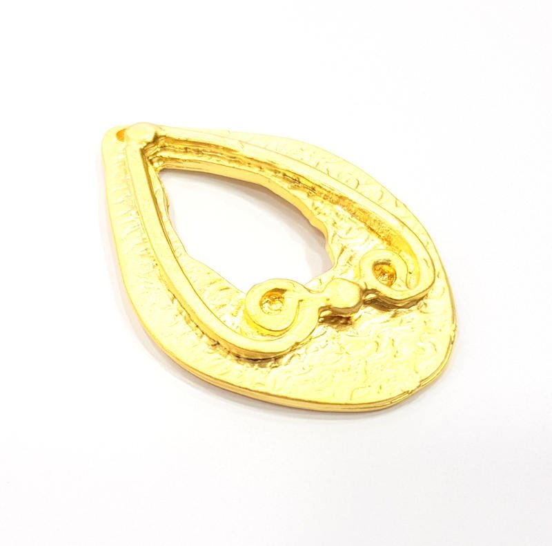 Gold Charm Gold Plated Charms  (43x30mm)  G10016