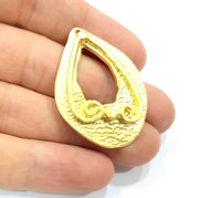 Gold Charm Gold Plated Charms  (43x30mm)  G10016