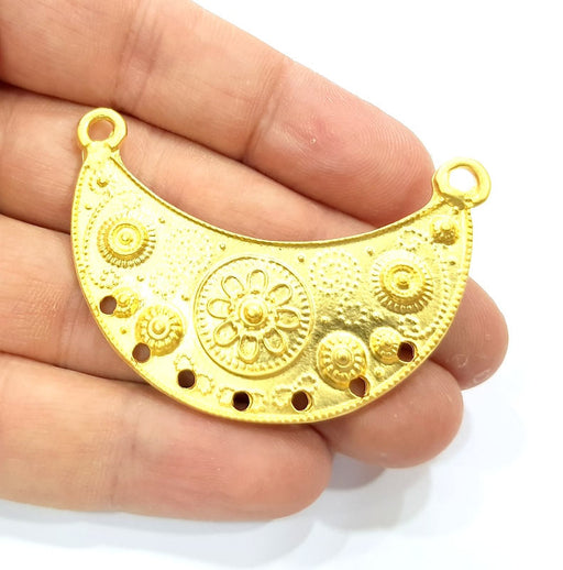 Gold Charm Gold Plated Charms  (57x24mm)  G10018