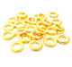 10 Gold Spacer Gold Plated Metal Beads  (10 mm)  G10019