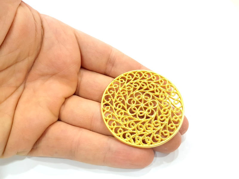 Gold Charm Gold Plated Charms  (52mm)  G10026