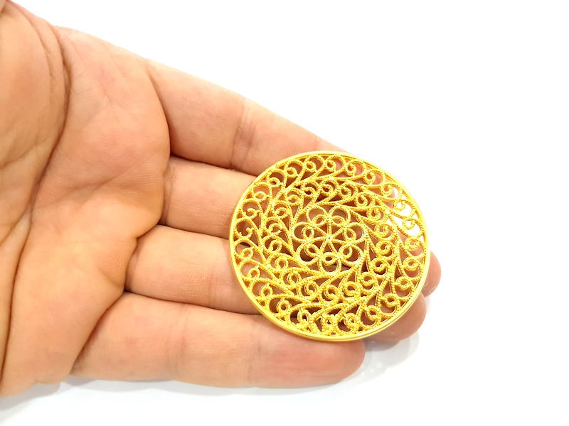 Gold Charm Gold Plated Charms  (52mm)  G10026