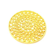 Gold Charm Gold Plated Charms  (52mm)  G10026