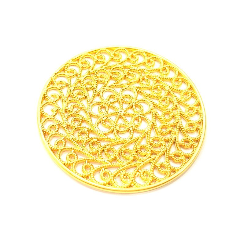 Gold Charm Gold Plated Charms  (52mm)  G10026