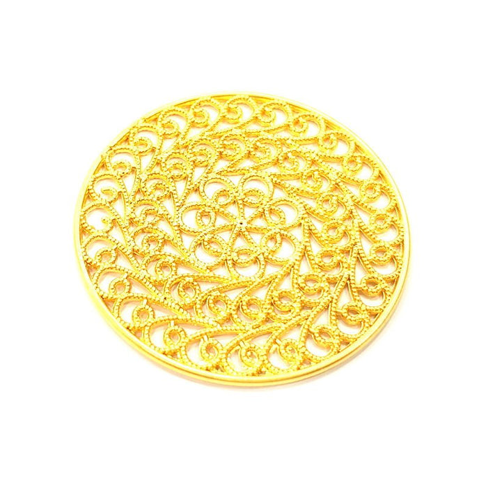 Gold Charm Gold Plated Charms  (52mm)  G10026
