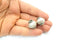2 Silver Large Beads Antique Silver Plated Brass Ball Beads 19mm  G10028