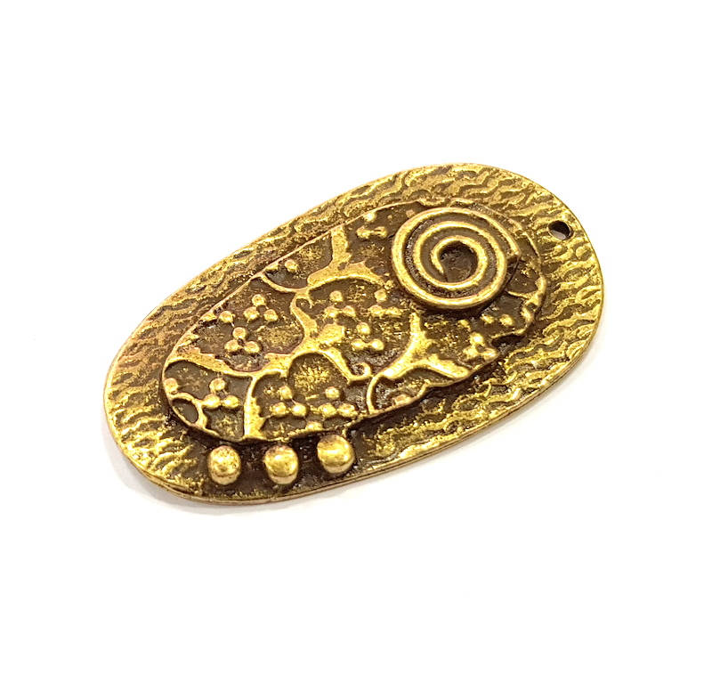 Antique Bronze Charm Antique Bronze Plated Charms (52x28mm) G10074