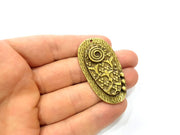 Antique Bronze Charm Antique Bronze Plated Charms (52x28mm) G10074