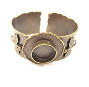 Bangle Blanks Antique Bronze Bracelet Blanks Cuff Blanks Adjustable Bracelet Blank Antique Bronze Plated Brass (20mm Blanks) G10081