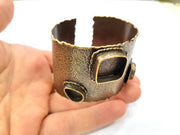 Bangle Blanks Antique Bronze Bracelet Blanks Cuff Blanks Adjustable Bracelet Blank Antique Bronze Plated Brass  G13457
