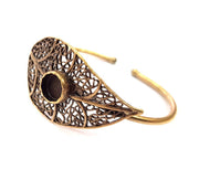Bangle Blanks Antique Bronze Bracelet Blanks Cuff Blanks Adjustable Bracelet Blank Antique Bronze Plated Brass (10mm Blanks) G10087