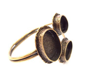 Bangle Blanks Antique Bronze Bracelet Blanks Cuff Blanks Adjustable Bracelet Blank Antique Bronze Plated Brass G10090