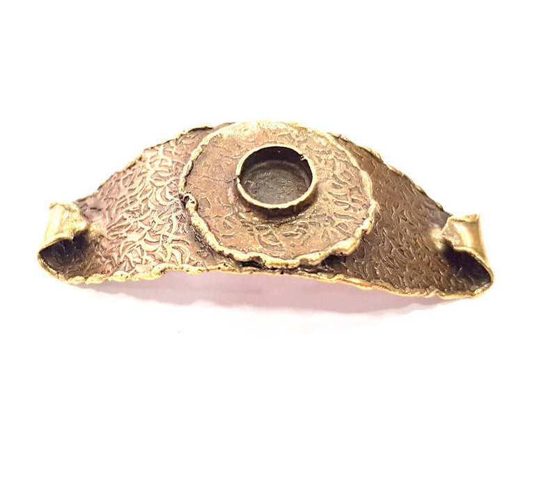 Bangle Blanks Antique Bronze Bracelet Blanks Cuff Blanks Adjustable Bracelet Blank Antique Bronze Plated Brass (10mm Blanks) G10092