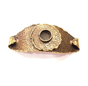 Bangle Blanks Antique Bronze Bracelet Blanks Cuff Blanks Adjustable Bracelet Blank Antique Bronze Plated Brass (10mm Blanks) G10092