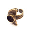 Antique Bronze Ring Blank inlay Ring Blank Mosaic Bezel Base Settings Cabochon Mountings (10mm Blank ) Antique Bronze Plated Brass G10125