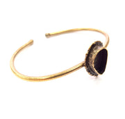 Bangle Blanks Antique Bronze Bracelet Blanks Cuff Blanks Adjustable Bracelet Blank Antique Bronze Plated Brass (14x10mm Blanks) G10138