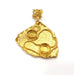 Raw Brass Pendant Blank Mosaic Base Blank inlay Blank Necklace Blank Resin Blank Mountings Cabochon Bezel Base  (10mm blank) G10142