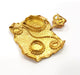 Raw Brass Pendant Blank Mosaic Base Blank inlay Blank Necklace Blank Resin Blank Mountings Cabochon Bezel Base   G10146