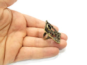 Antique Bronze Ring Blank Ring Setting inlay Blank Mosaic Bezel Base Cabochon Mountings (10mm Blank ) Antique Bronze Plated Brass G10155