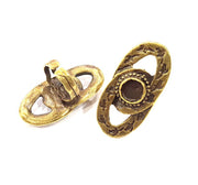 Antique Bronze Ring Blank Ring Setting inlay Blank Mosaic Bezel Base Cabochon Mountings (10mm Blank ) Antique Bronze Plated Brass G10161