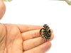Antique Bronze Ring Blank Ring Setting inlay Blank Mosaic Bezel Base Cabochon Mountings (10mm Blank ) Antique Bronze Plated Brass G10166