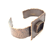 Copper Bracelet Blanks Bangle Blanks Cuff Blanks Adjustable Hammered Bracelet Blank Antique Copper Plated Brass (16x16mm Blanks ) G9245