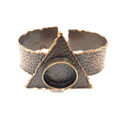 Copper Bracelet Blanks Bangle Blanks Cuff Blanks Adjustable Hammered Bracelet Blank Antique Copper Plated Brass (20mm Blanks ) G9249