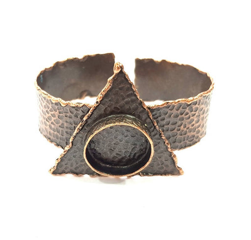 Copper Bracelet Blanks Bangle Blanks Cuff Blanks Adjustable Hammered Bracelet Blank Antique Copper Plated Brass (20mm Blanks ) G9249