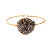 Copper Bracelet Blanks Bangle Blanks Cuff Blanks Adjustable Bracelet Blank Antique Copper Plated Brass (10mm Blanks ) G9259