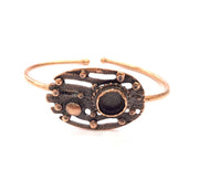 Copper Bracelet Blanks Bangle Blanks Cuff Blanks Adjustable Bracelet Blank Antique Copper Plated Brass (10mm Blanks ) G9263