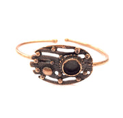 Copper Bracelet Blanks Bangle Blanks Cuff Blanks Adjustable Bracelet Blank Antique Copper Plated Brass (10mm Blanks ) G9263