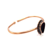Copper Bracelet Blanks Bangle Blanks Cuff Blanks Adjustable Bracelet Blank Antique Copper Plated Brass (14x10mm Blanks ) G9275